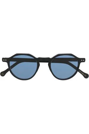 LESCA Sonnenbrille mit rundem Gestell