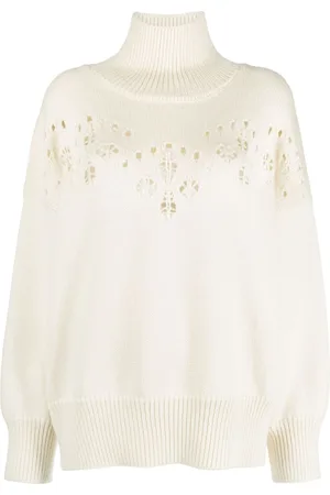 Chloé Pullover in Pointelle-Strick