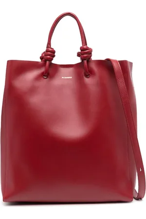 Jil Sander Shopper mit Logo-Print