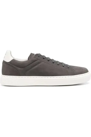Brunello Cucinelli Sneakers aus Nubukleder