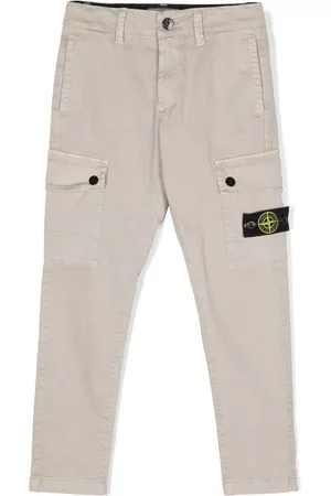 Stone Island Schmale Cargohose mit Kompass
