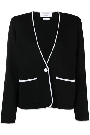 Thom Browne Kragenlose Jacke