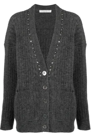 Alessandra Rich Cardigan mit Nieten
