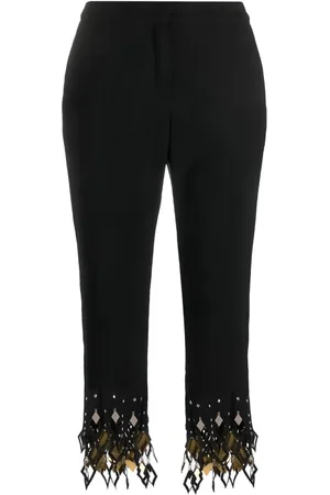 Paco rabanne Cropped-Hose mit Nieten