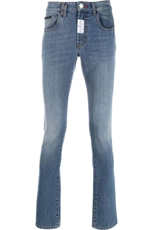 Philipp Plein Skinny-Jeans mit Logo-Patch