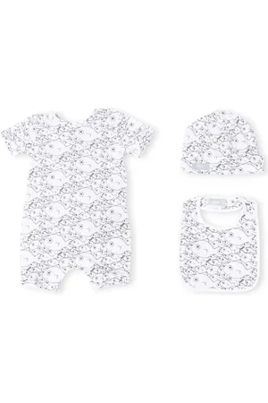 HERNO Strampler-Set mit Fische-Print