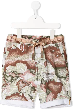 ALVIERO MARTINI 1A CLASSE Joggingshorts mit Landkarten-Print