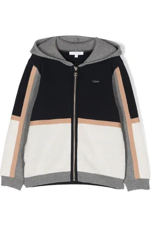 Chloé Kapuzenjacke in Colour-Block-Optik