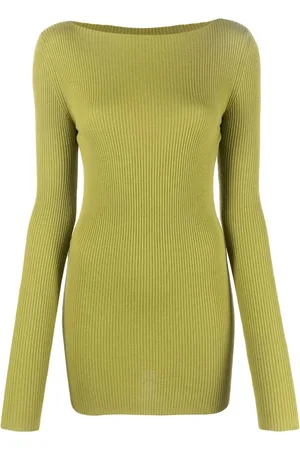 Rick Owens Gerippter Pullover mit Cut-Out