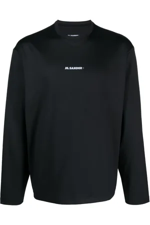 Jil Sander Langarmshirt mit Logo-Print