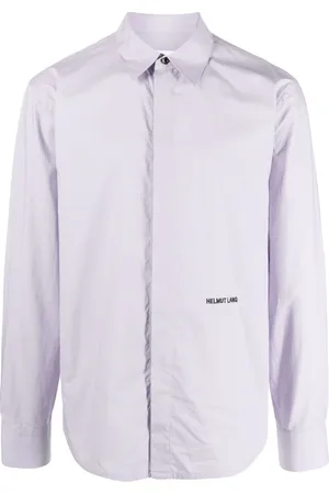 Helmut Lang Hemd mit Logo-Stickerei