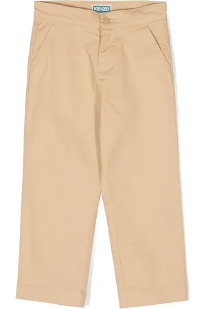 Kenzo Gerade Hose mit Logo-Patch