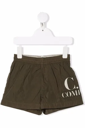 C.P. Company Badeshorts mit Logo-Stickerei