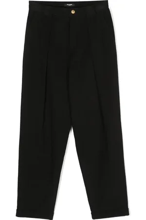 Balmain Bundfaltenhose mit geradem Bein