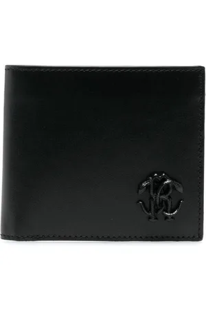 Roberto Cavalli Portemonnaie mit Logo-Schild