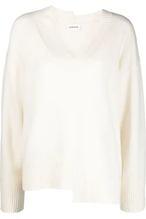 P.A.R.O.S.H. Asymmetrischer Pullover mit V-Ausschnitt