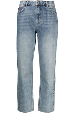 Bash Cropped-Jeans mit Logo-Patch