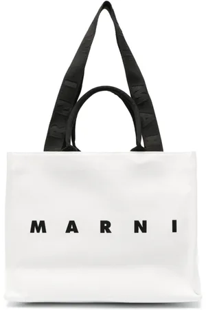 Marni East-West Shopper mit Logo-Print