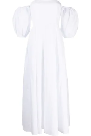 Bird & Knoll Schulterfreies Midikleid
