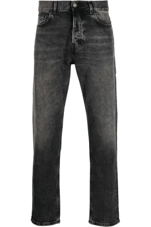 haikure Ausgeblichene Straight-Leg-Jeans