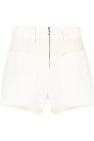 Bash Jeans-Shorts mit Kontrasteinsatz
