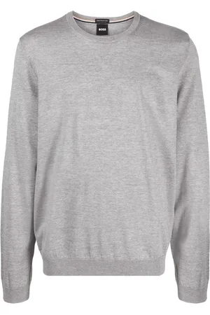 HUGO BOSS Pullover mit Rundhalsausschnitt