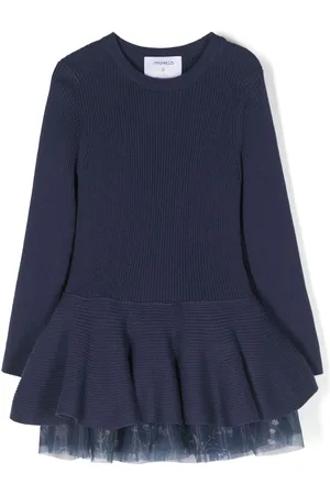 Simonetta Gestricktes Kleid im Layering-Look