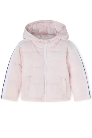 Palm Angels Gefütterte Jacke mit Logo-Print