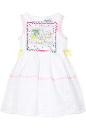 Simonetta Kleid mit grafischem Print