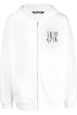Palm Angels Hoodie mit Monogramm-Stickerei