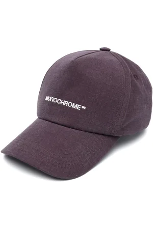 Monochrome Baseballkappe mit Logo-Print
