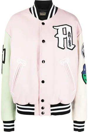 ARIES Collegejacke in Colour-Block-Optik