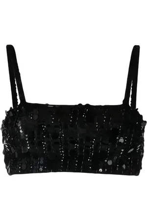 P.A.R.O.S.H. Cropped-Top mit Pailletten