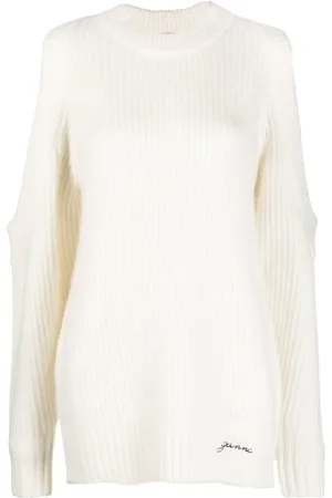 Ganni Schulterfreier Pullover