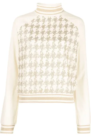 Balmain Sweatshirt mit Glitter-Detail