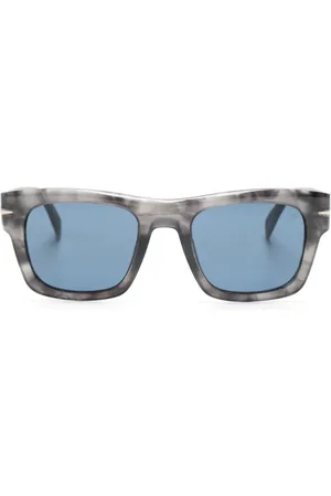 DB EYEWEAR BY DAVID BECKHAM Eckige Sonnenbrille mit Marmor-Optik