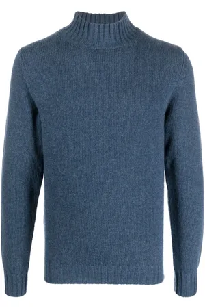 FEDELI Pullover mit Stehkragen