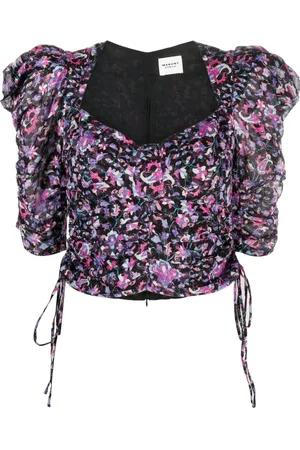 Marant Etoile Galator Bluse mit Puffärmeln