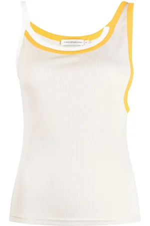 CHRISTOPHER ESBER Top mit Kontrastdetails