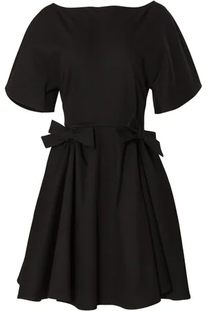Carolina Herrera Drapiertes Kleid mit V-Rückenausschnitt