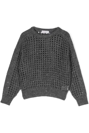 Brunello Cucinelli Gestrickter Pullover mit Pailletten
