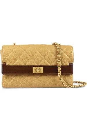 CHANEL 2003 Gesteppte Schultertasche mit Kettenriemen