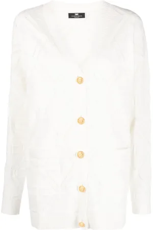 Elisabetta Franchi Cardigan mit CC-Logo