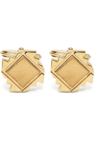 Lanvin Geometrische Manschettenknöpfe mit Glanzoptik