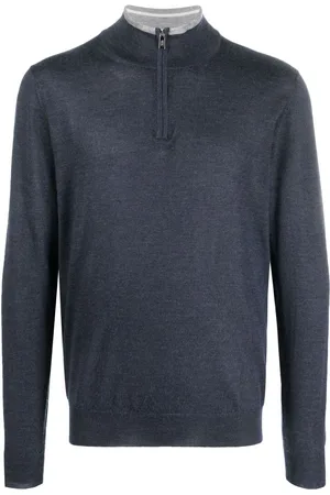 FEDELI Favonio Pullover mit Reißverschluss