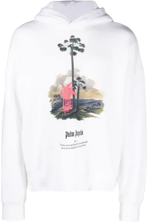 Palm Angels Hoodie mit Palmen-Print