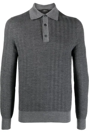 BRIONI Langärmeliges Poloshirt