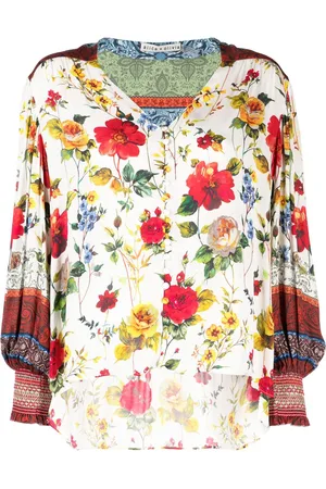 ALICE+OLIVIA Bluse mit Blumen-Print