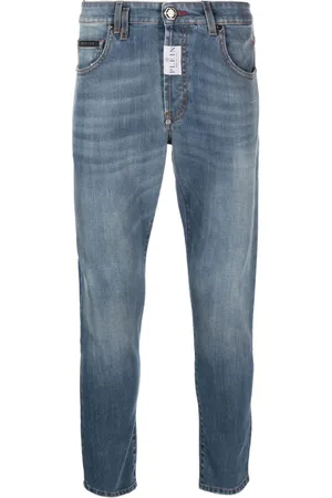 Philipp Plein Skinny-Jeans mit Logo-Patch
