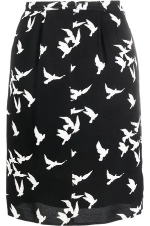Saint Laurent 1978 Rock mit Print